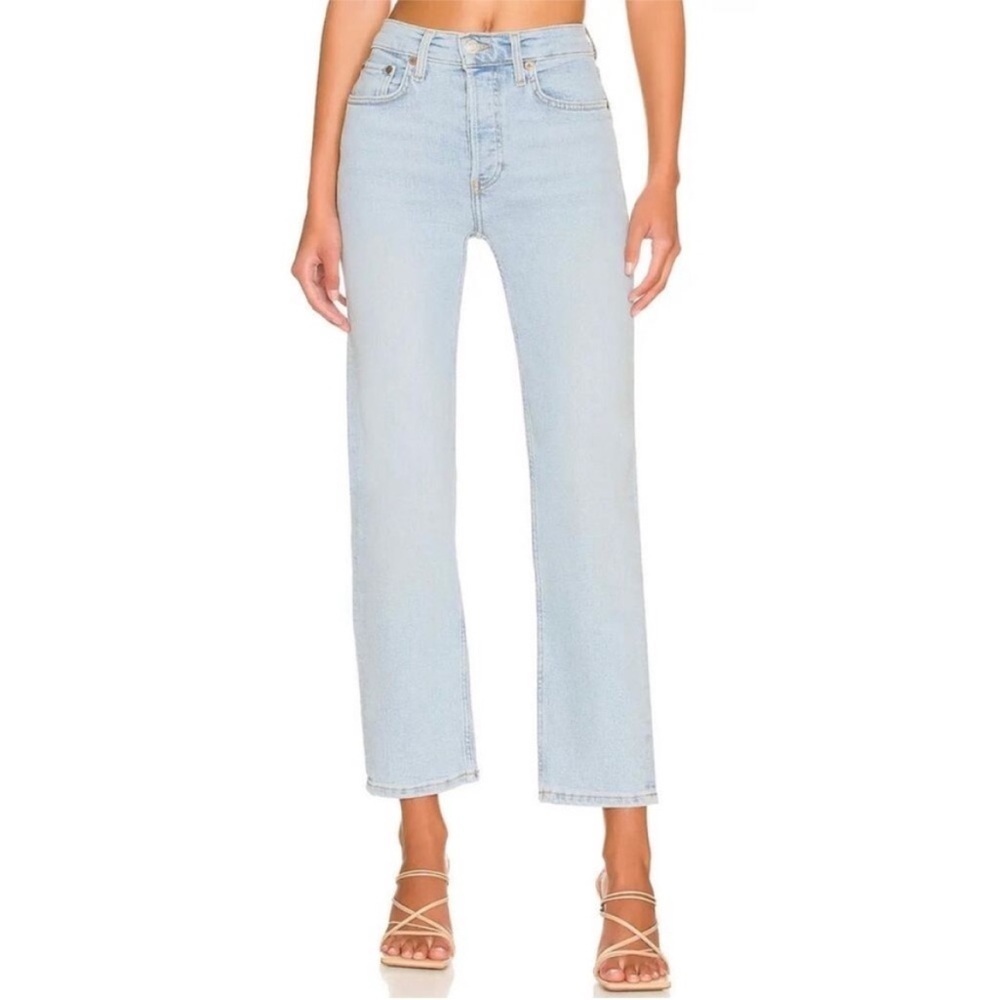 Redone 70’s Stove Pipe straight leg denim